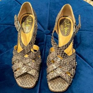 Col Haan heels in faux snake skin, made in Italy Col haan collection